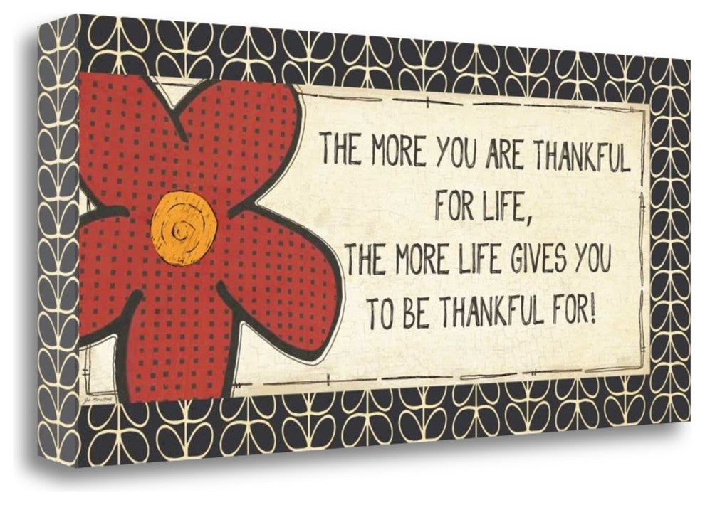 "Thankful" By Jo Moulton, Giclee Print on Gallery Wrap Canvas, Ready to Hang