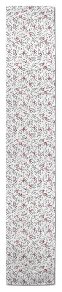 Holly And Leaves 16x90 Cotton Twill Runner