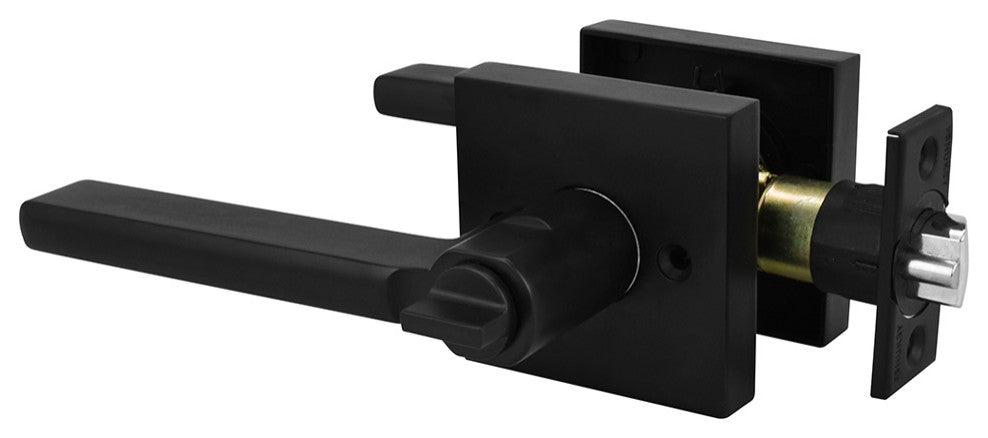 Nuk3y Hulk Series Lever Door Handle Slim Square Modern Contemporary Lever Set, M