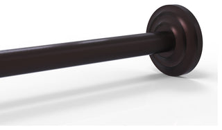 Que New Shower Curtain Rod Brackets, Antique Bronze
