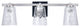 3-Light Modern Brushed Nickel Wall Sconce Vanity Light With Crystal Lampshade