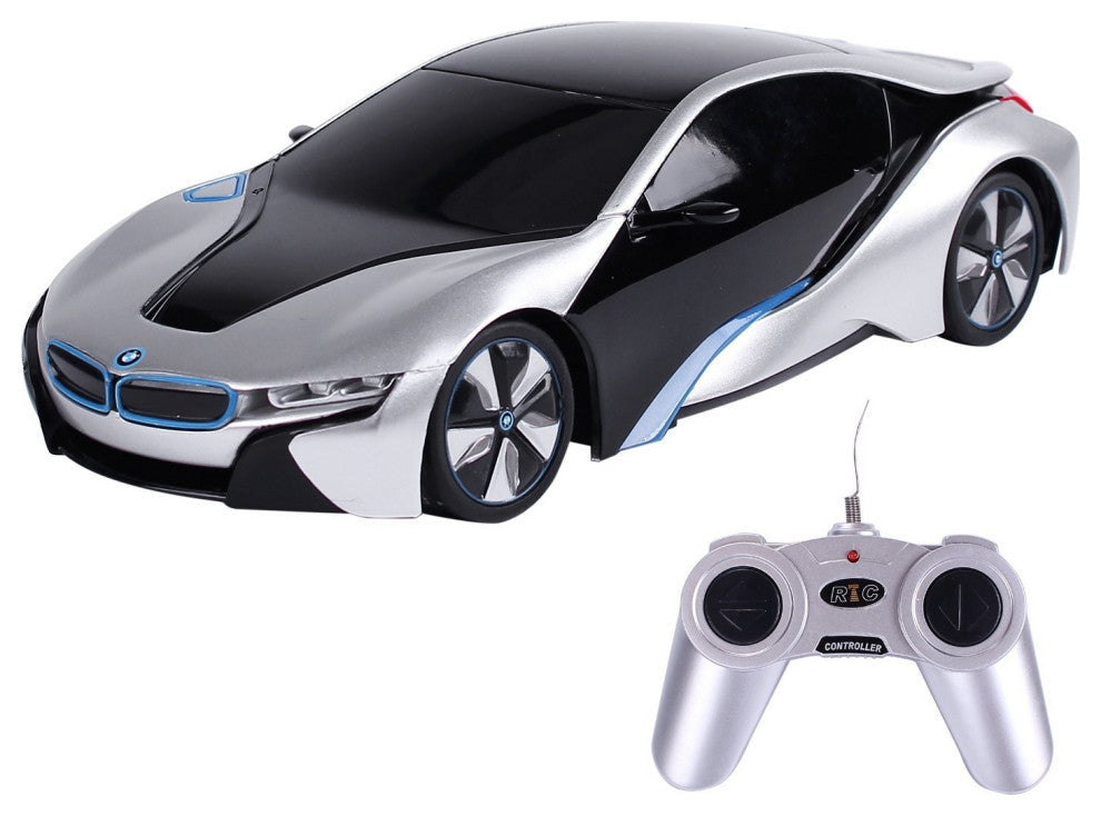 1:24 Rc Bmw I8 Concept Rc Sports Car, Silver