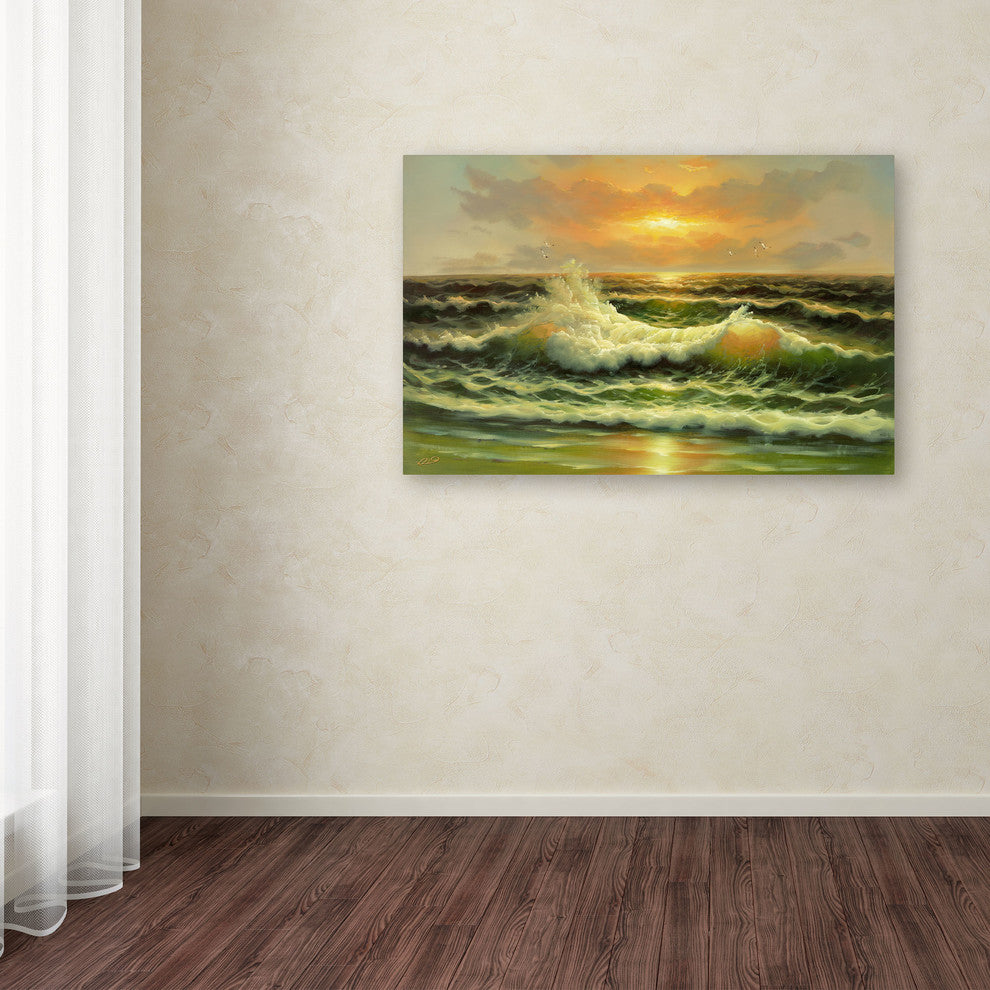 'Sunset' Canvas Art by Rio