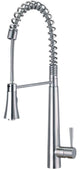 ALFI AB2039S Commercial Spring Kitchen Faucet - Stainless Steel