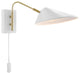 Journey 7" Swing Arm Wall Sconce White -5296