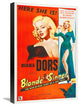 "Blonde Sinner" Stretched Canvas Giclee by Hollywood Photo Archive, 15x22"