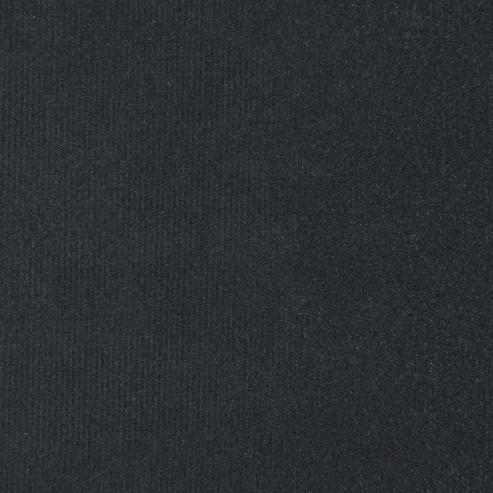 Ivy Upholstered Trundle/Storage Bed, Black, Twin, Velvet