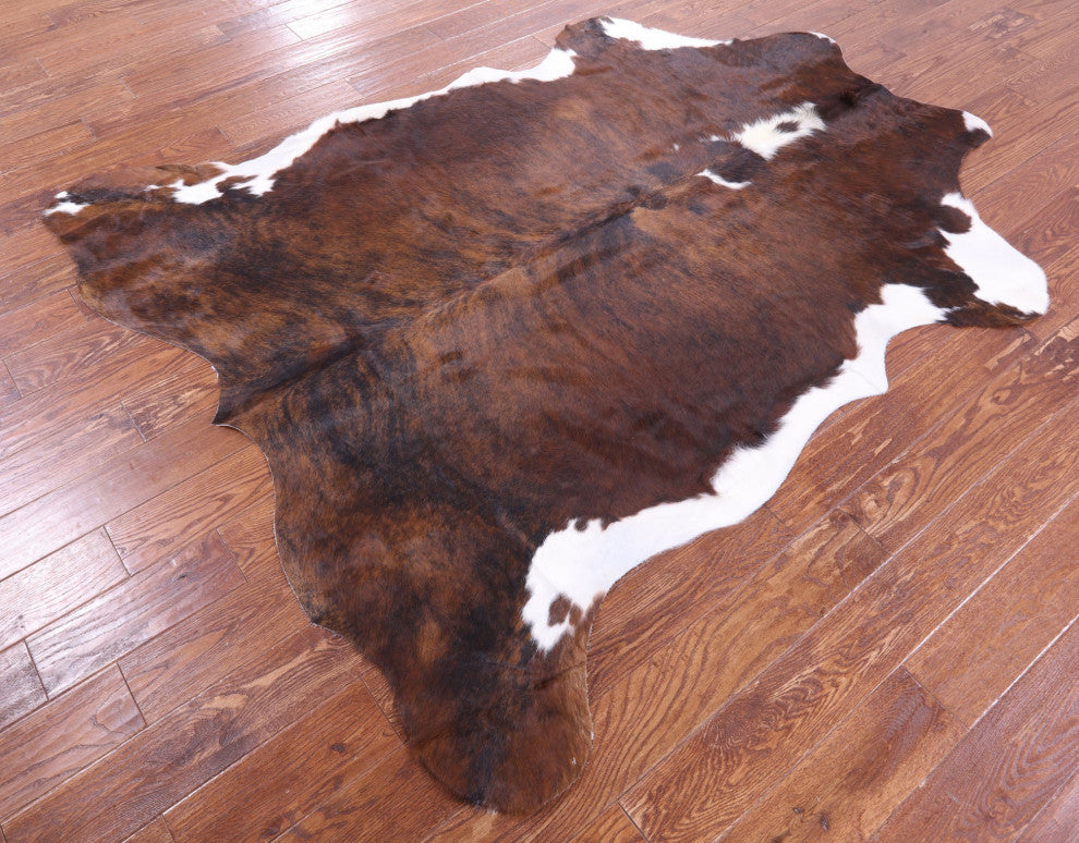 Brindle Natural Cowhide Rug 7' 2" X 6' 1" C2276