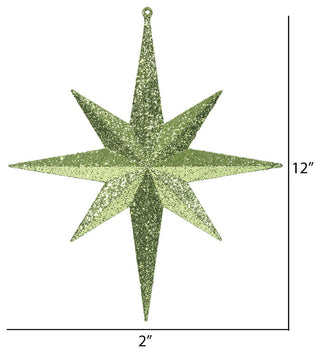 Star Ornament , Lime, 12"