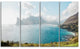 Hout Bay from Chapman Peak, Seashore Photo Canvas Art Print, 48"x28", 4 Panels