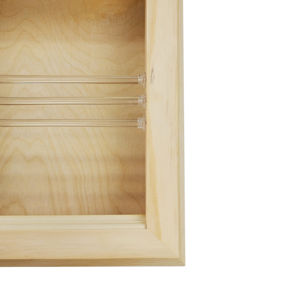 Montclair Recessed Magazine Rack, Unfinished