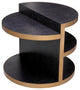 Black Oak Modern Side Table | Eichholtz Nilo