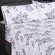 Bally 100% Cotton Sateen Floral Sheet Set, King