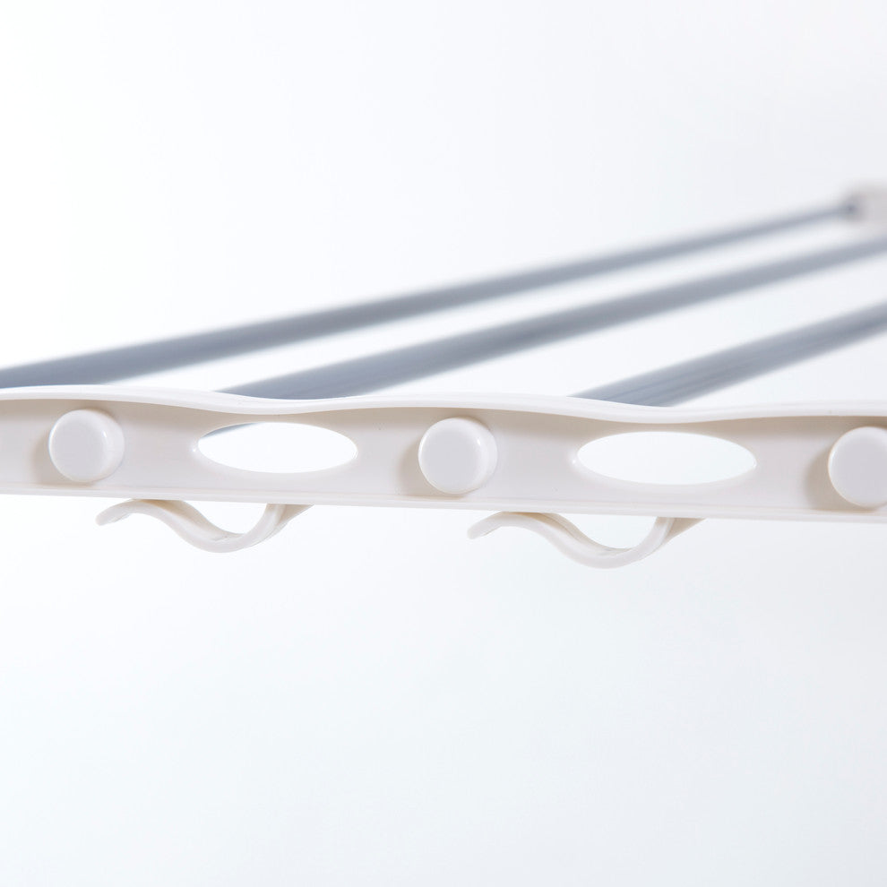 Rolling Stainless Steel Drying Rack Over 8 Transitions by Everyday Home