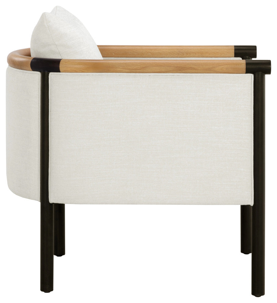 Wilder Lounge Chair, Heather Ivory Tweed