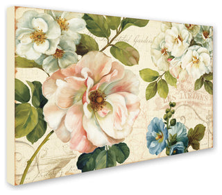 'Les Jardin I' Canvas Art by Lisa Audit