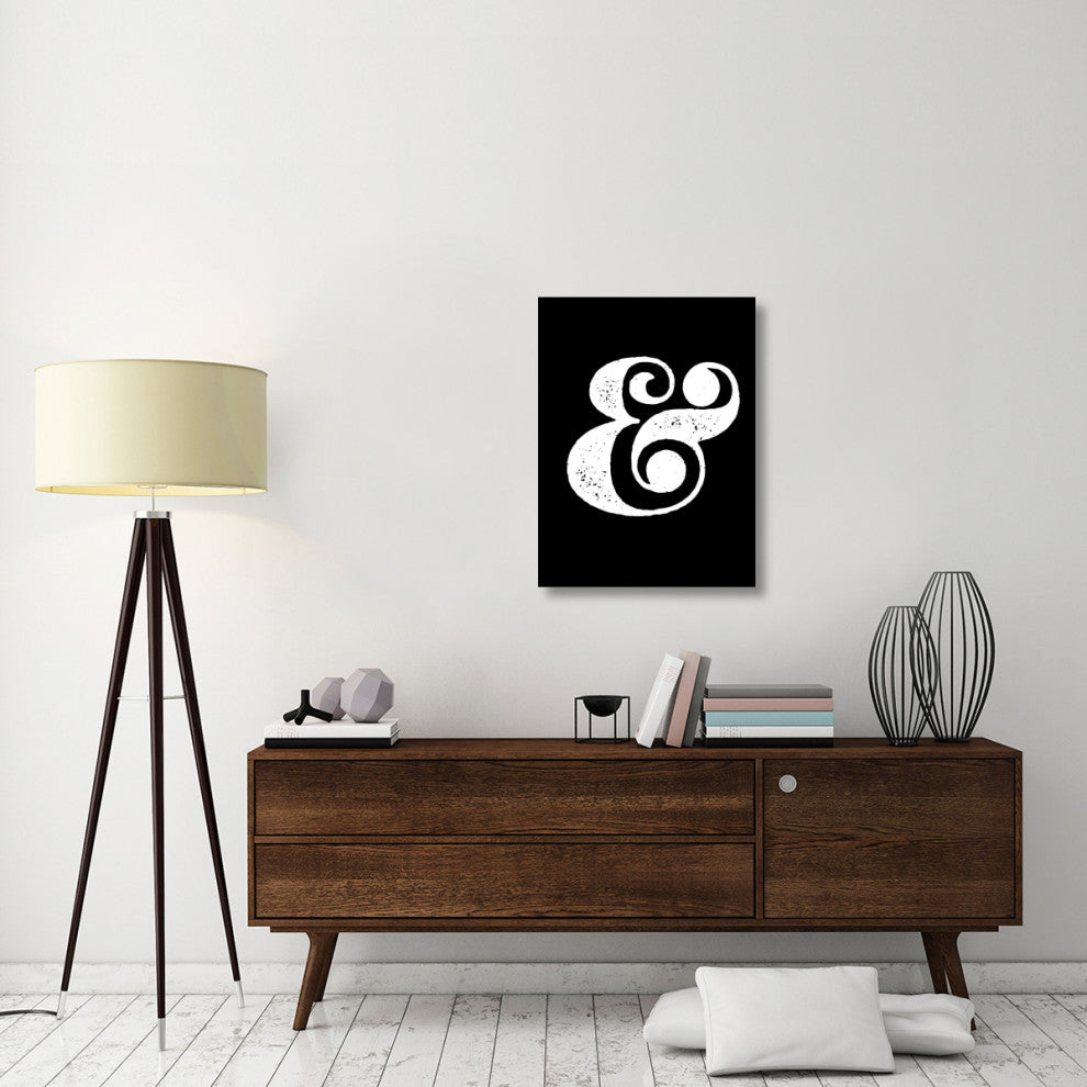 "Ampersand Poster Black" Fine Art Print