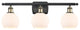 Innovations 516-3W-BAB-G121-6-LED 3 Light Bath Vanity Light, Black Antique Brass