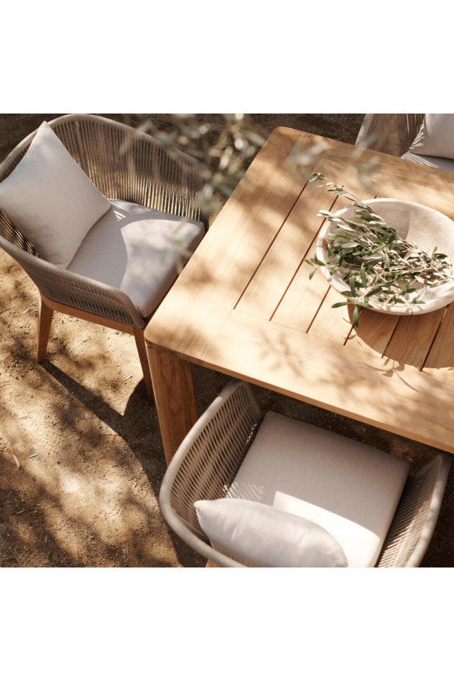 Teak Outdoor Extending Dining Table, Andrew Martin Byron