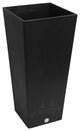 Algreen Valencia Planter, 13"x28", Elevated Plant Shelf, Black Marble