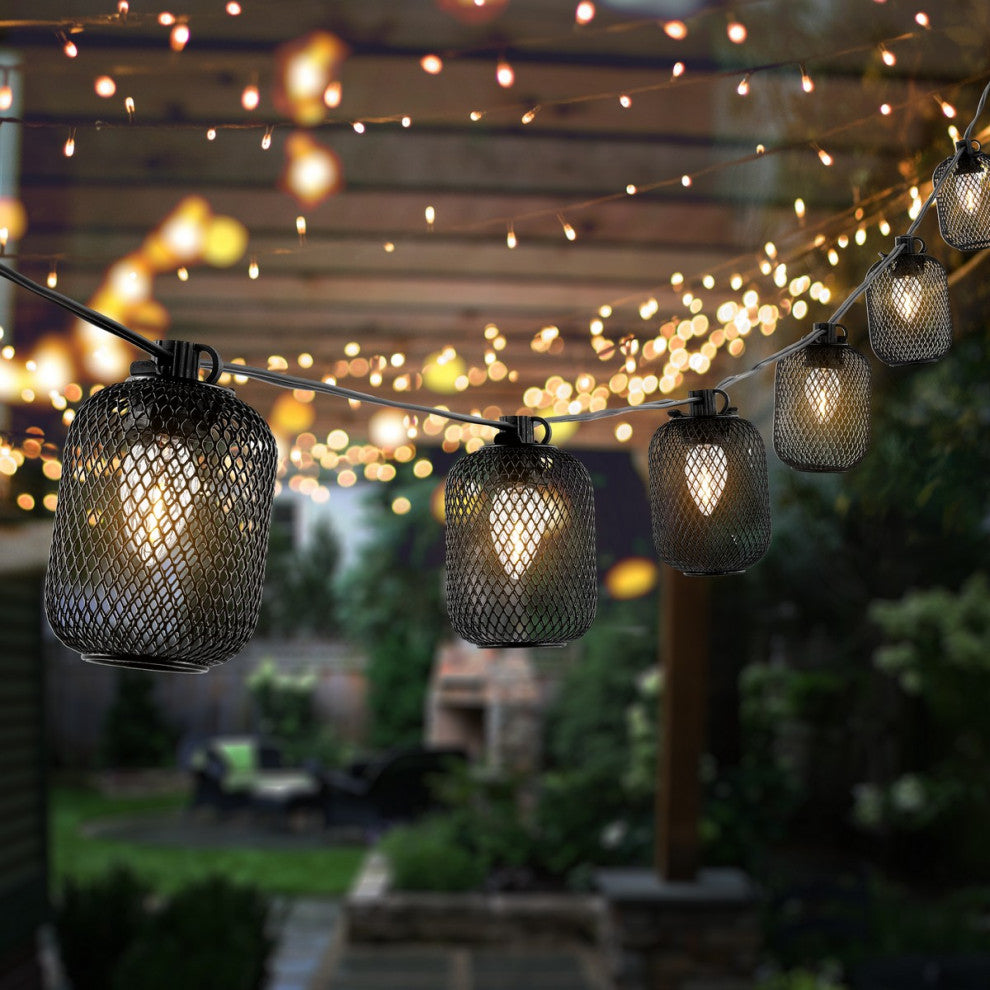 Safavieh Jepsen Led Outdoor String Lights Black