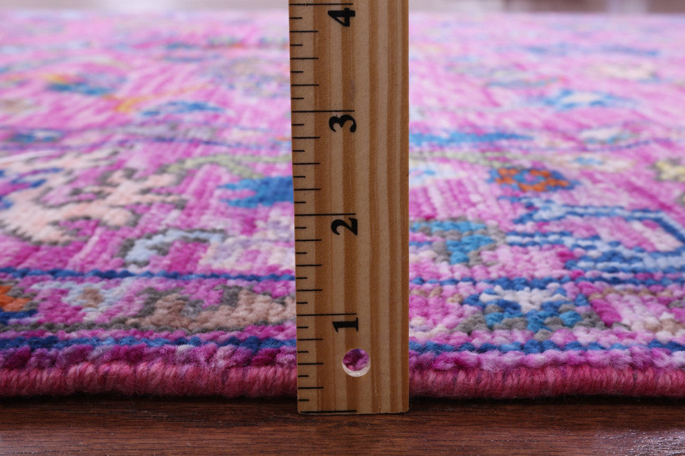 6' 2" X 9' 1" Handmade Turkish Oushak Wool Rug - Q13658
