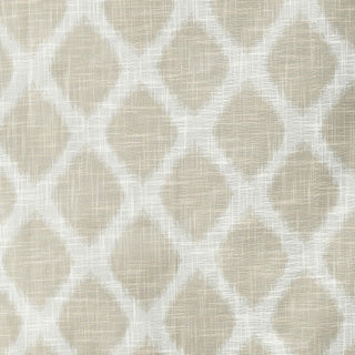 SunSmart Blakesly Ikat Blackout Window Panel, Grey, Taupe, 100"x84"