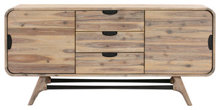 Kendra 3 Drawer Sideboard Buffet, Gray