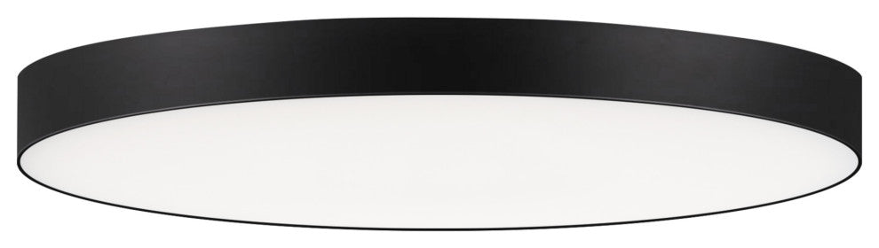 Maxim 57663WT Trim 9"W Integrated LED Flush Mount Ceiling Fixture - Black
