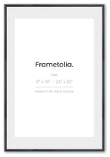 18" x 24" Hammered Black 1" Vintage Gallery Frame