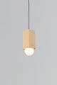 Cano 1-Light Pendant, White Washed Oak, Led