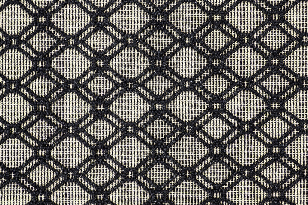 Weave & Wander Lavinda Black/Ivory 7'9"x9'9" Rug