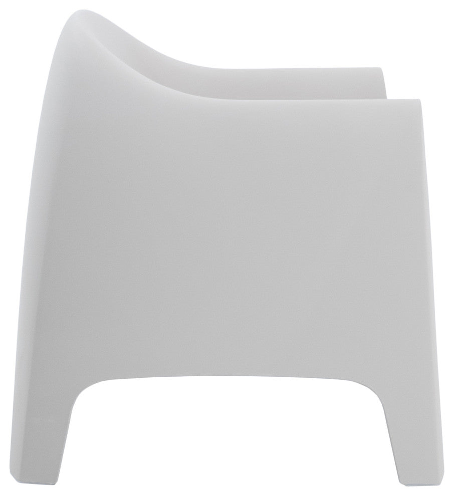 Vondom Solid Indoor/Outdoor Lounge Chair (Set of 2), White
