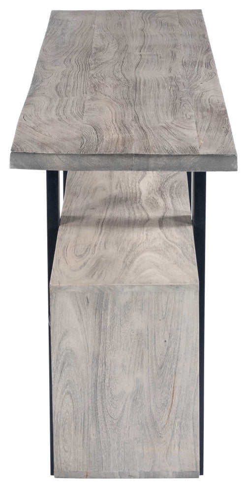 Butler Raitis Gray Wood and Metal Sideboard
