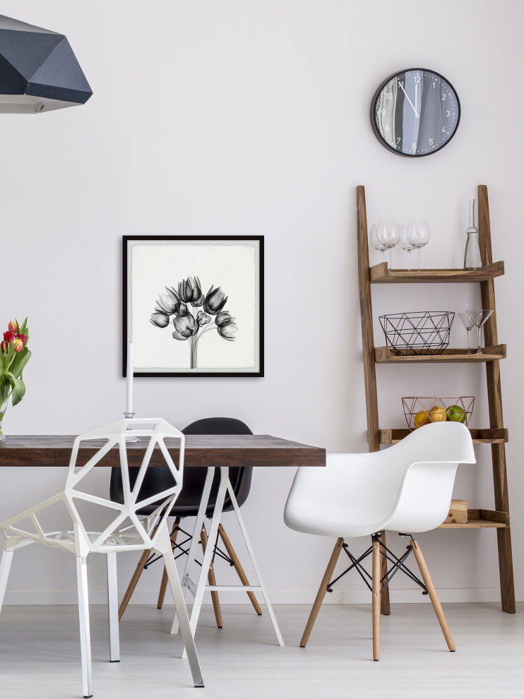 "Tulip Bundle" Framed Painting Print, 18x18