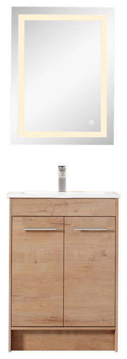 Jenny Oak Natural Vanity Kit, 24" Wide