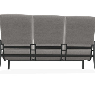 St. Catherine Deep Seat 3-Seat Outdoor Sofa, Rain Graystone/Graphite