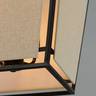 Maxim 20264CV Montauk 4 Light 14"W Taper Candle Pendant - Black