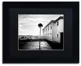 'Florida Lone Palm' Matted Framed Canvas Art by Preston