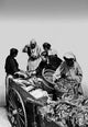 Shopping for Fish and Vegetables, New York City - Gallery Wrapped Canvas Art