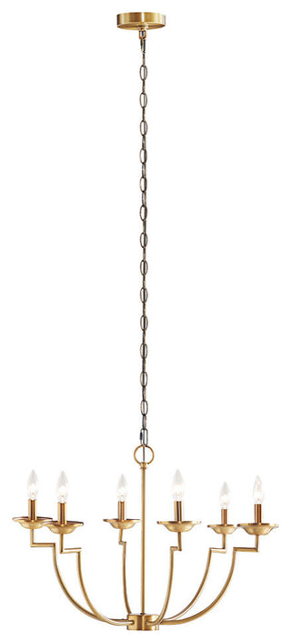 Hampton Hill Savor 6-Light Traditional Candelabra Styled Chandelier