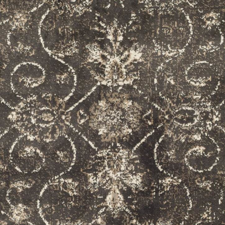 Safavieh Vintage Vtg117-330 Damask Rug, Soft Anthracite, 2'2" X 12'0"