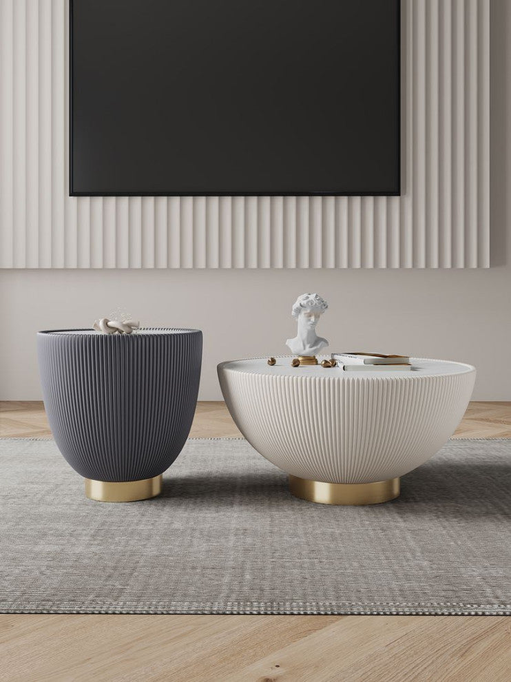 Manhattan Comfort 2-Piece Anderson Coffee Table and End Table 2.0