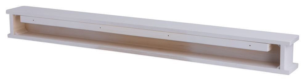 Dogberry Collections Cottage Mantel, White, 72
