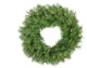 24" Northern Frasier Wreath, 140 Tips, 50 Clear Lights