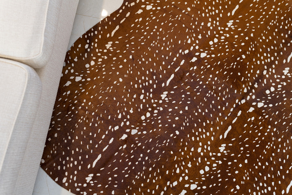 Animal Print Deer Rug - Cowhide Rug