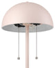 Luna 21" 2-Light Matte Pink Desk Lamp