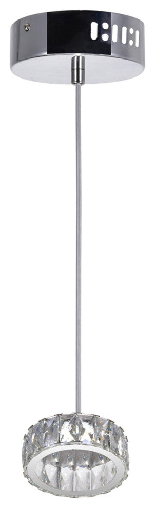 Milan LED Mini Pendant With Chrome Finish