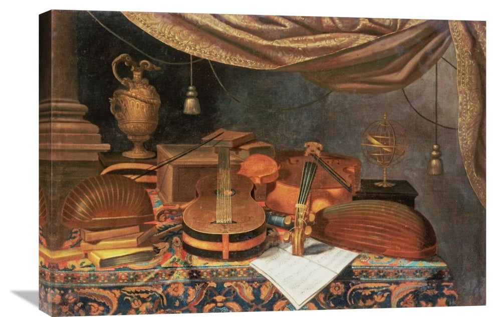 "A Guitar, a Cello, Lutes" Artwork, 30" x 20"