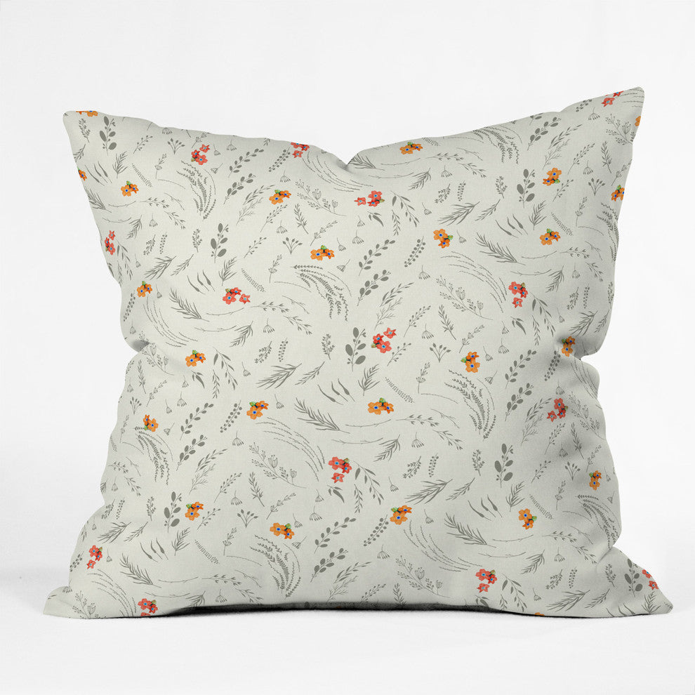 Iveta Abolina Caramel Cream Throw Pillow, 18"x18"